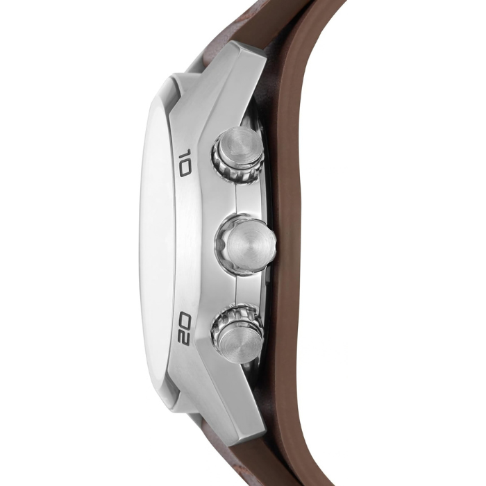 Fossil Coachman 45 mm Chronograph Brown Leather Watch