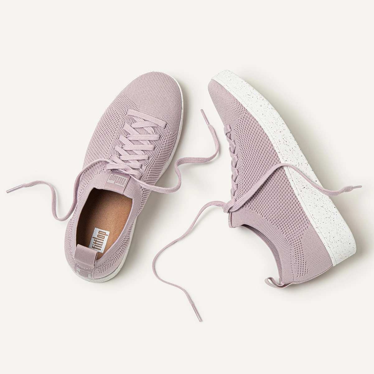 FitFlop Rally E01 Multi Knit Sneakers - Lilac - Image 3