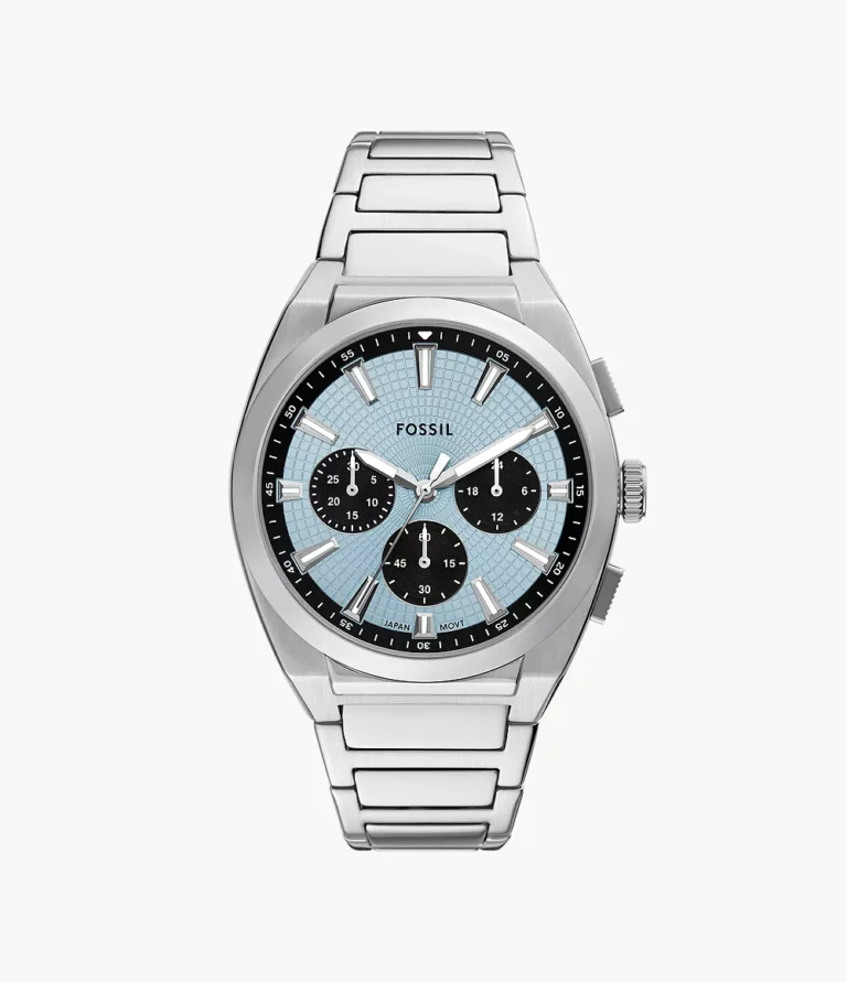 Chronograph Blue Dial Stainless Steel Men's Watch