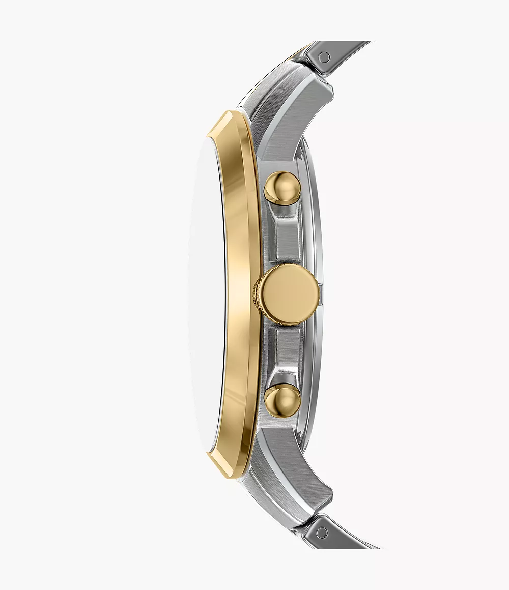 Fossil Grant 44 mm Chronograph Two-Tone Stainless Steel Watch