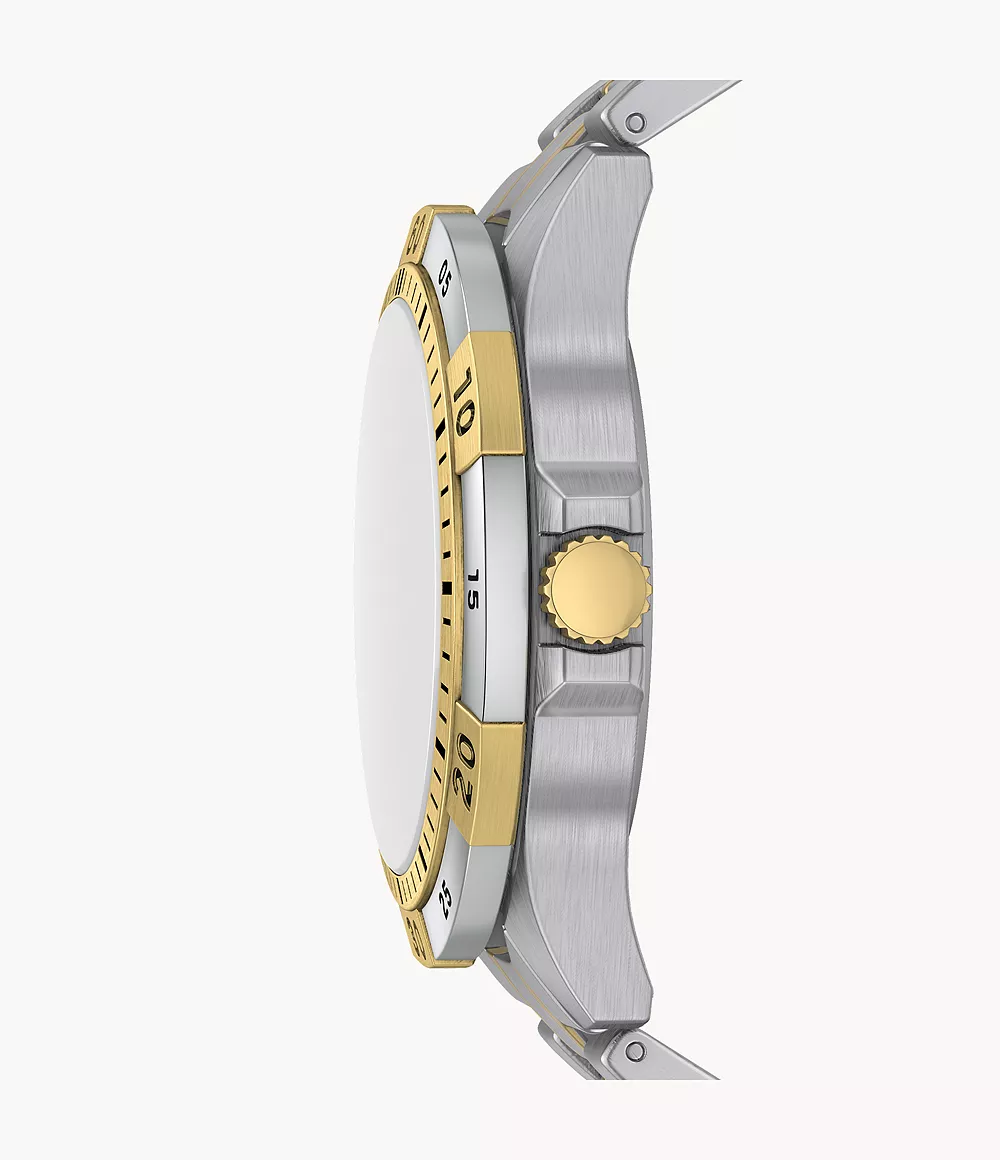 Fossil Garrett 44 mm Multifunction Two-Tone Stainless Steel Men's Watch - Image 4
