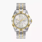Fossil Garrett 44 mm Multifunction Two-Tone Stainless Steel Men's Watch