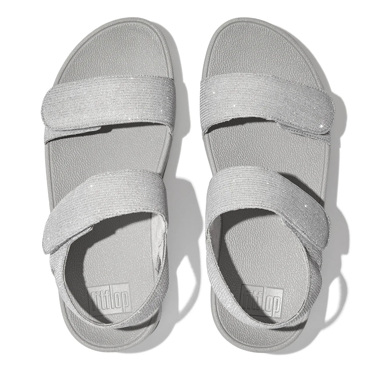 FitFlop Lulu Wedge Slides - Light Grey - Image 2