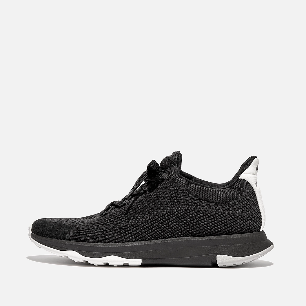 FitFlop Vitamin FFX Stretch Knit Sneakers - Black