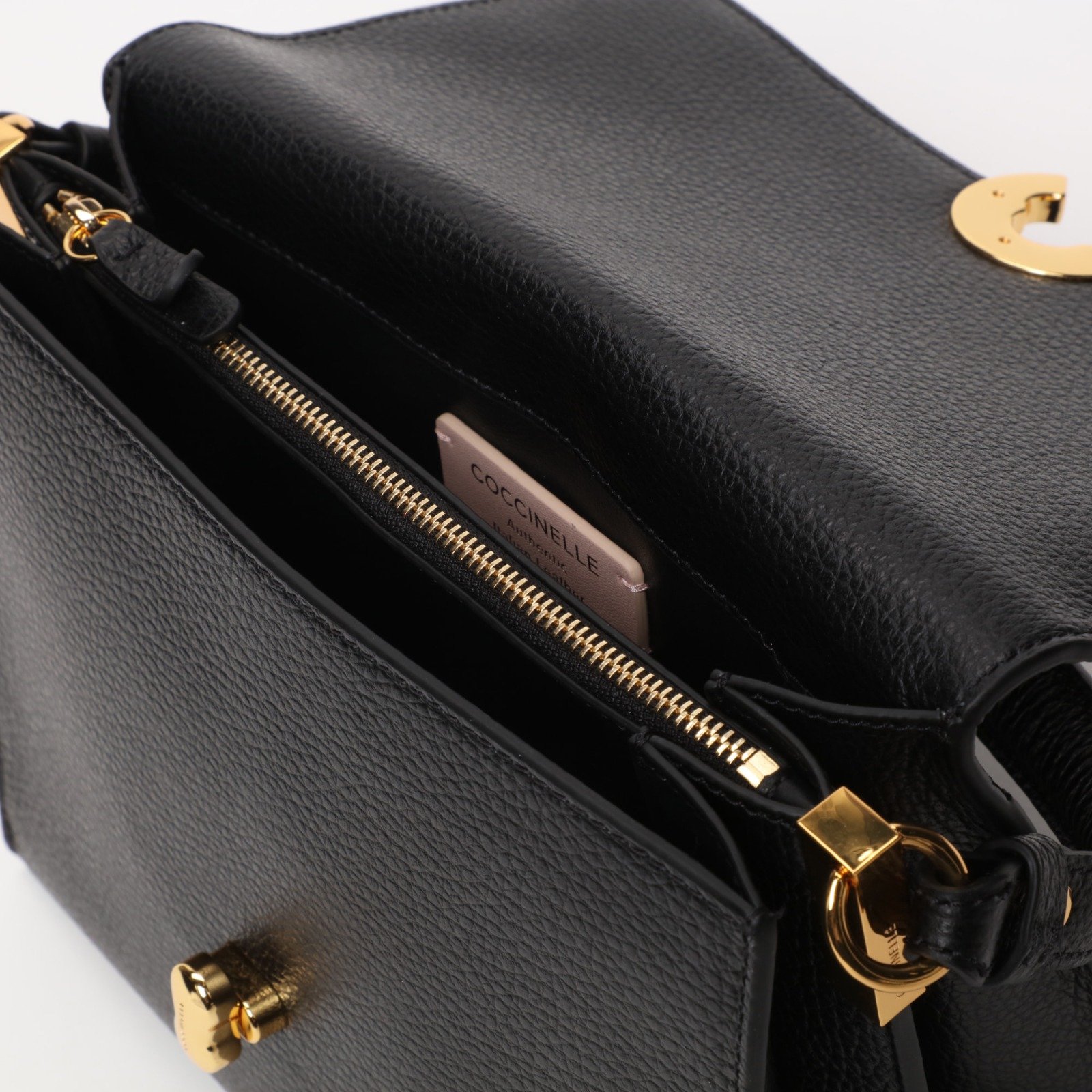 COCCINELLE Binxie Leather Handbag | Italian Leather Tote - Image 6