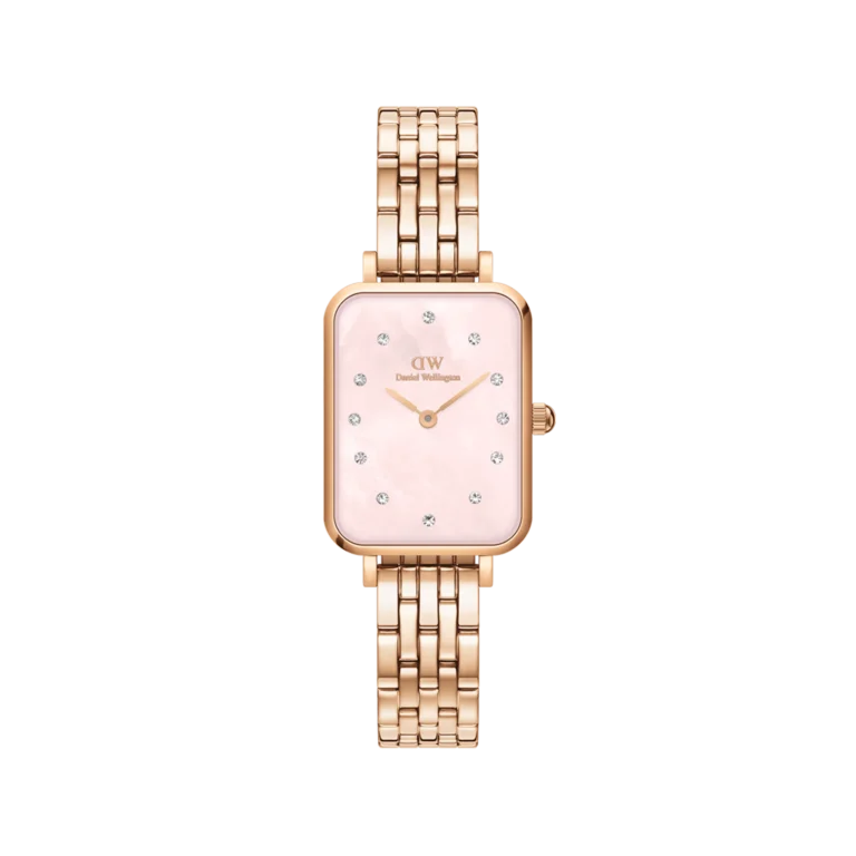 Daniel Wellington Quadro Pink Mother of Pearl Dial