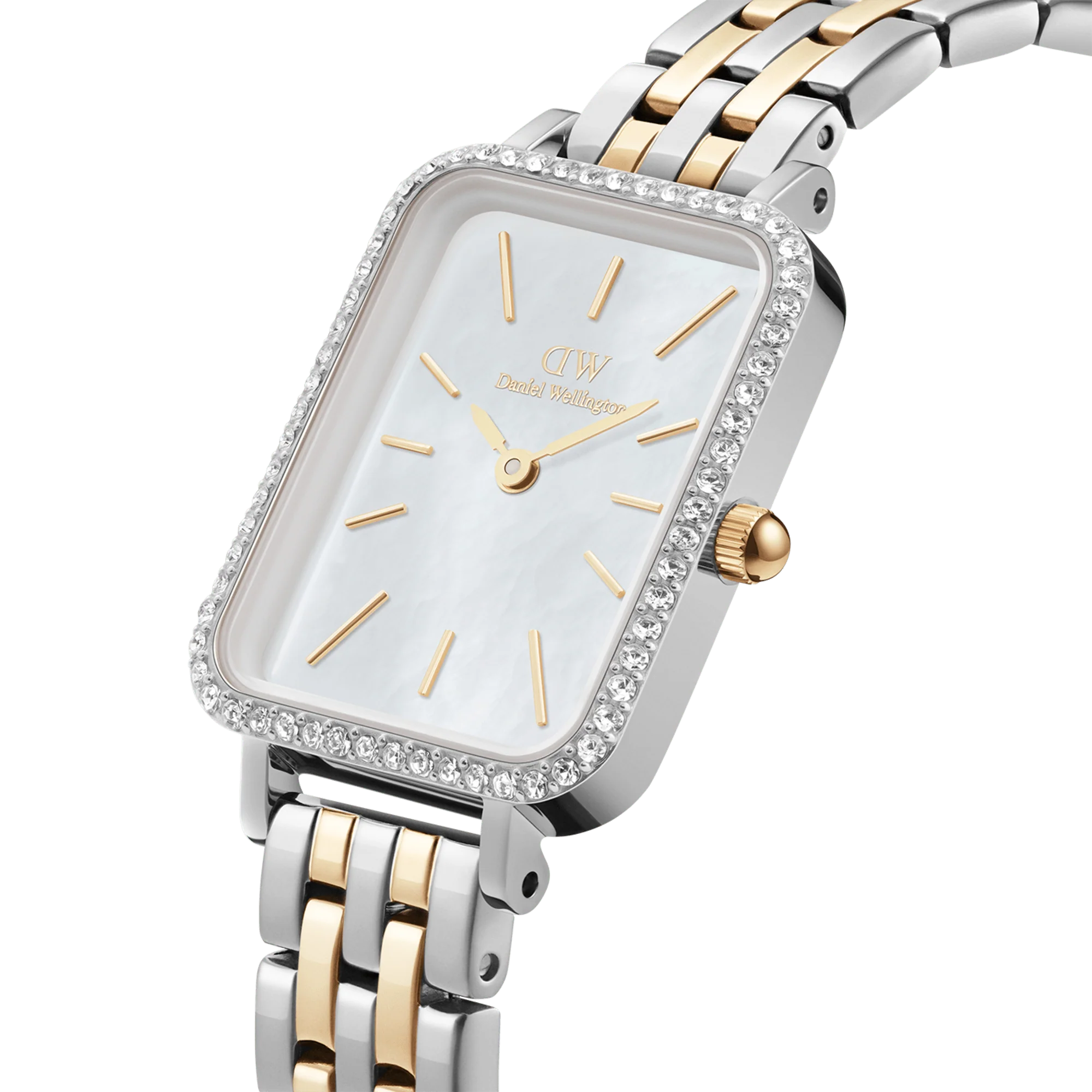 Daniel Wellington Quadro Two-Tone White Dial | Truvai Select