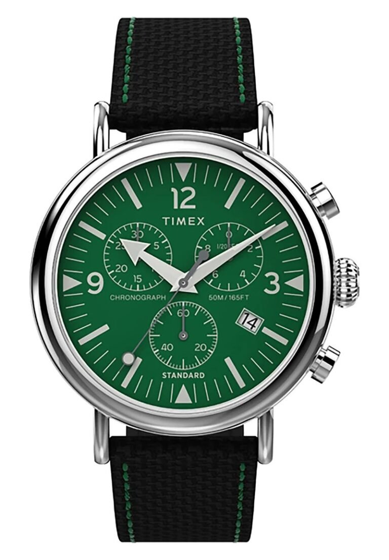Timex Waterbury Standard Green Dial Chronograph Men's Watch TX152M0H8-Q11