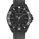 Marc Malone Men's Black Silicone Strap Watch (CHD-SC06Q20S)