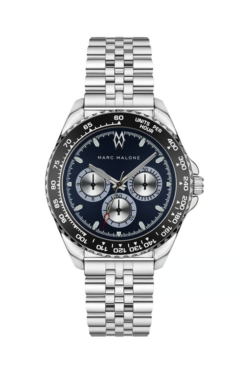 Marc Malone Men's Rose Gold Skeleton Dial Watch (CEE2-X001)