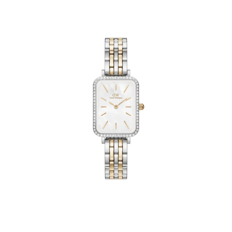 Daniel Wellington Quadro Two-Tone White Dial | Truvai Select