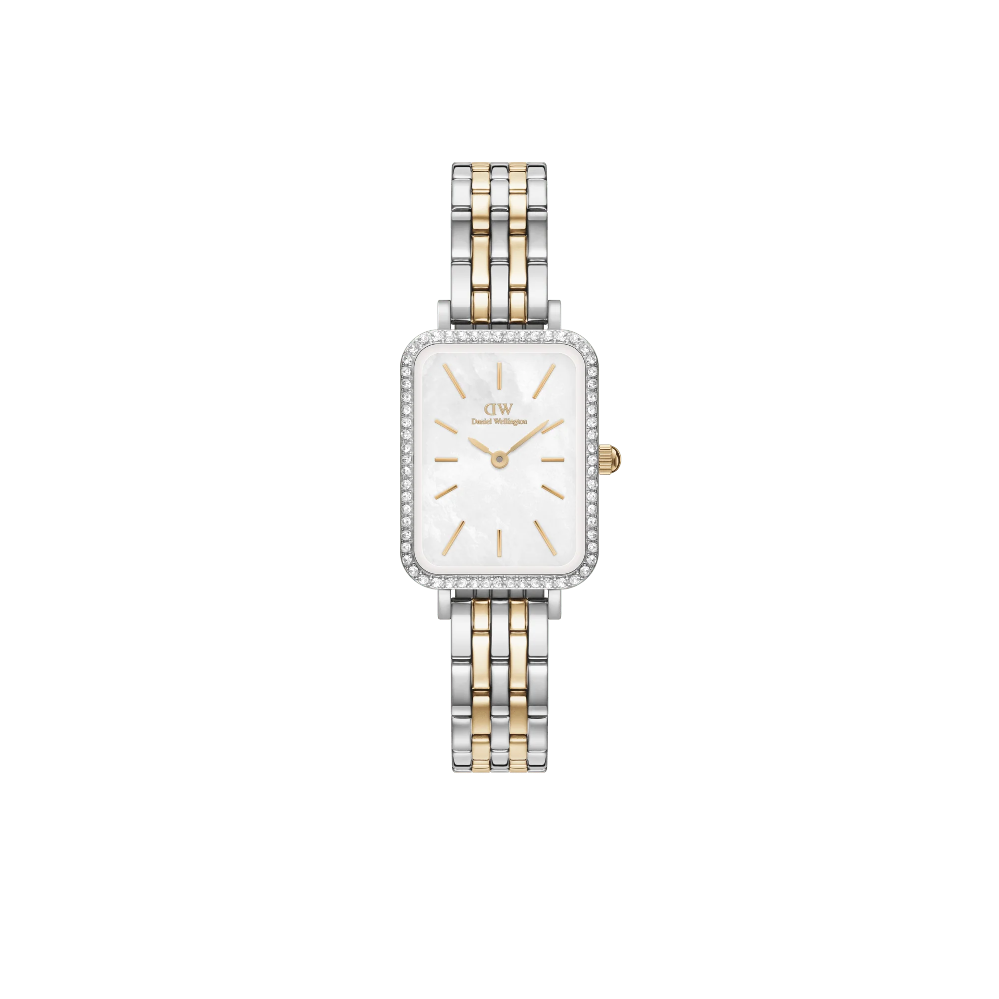 Daniel Wellington Quadro Two-Tone White Dial | Truvai Select