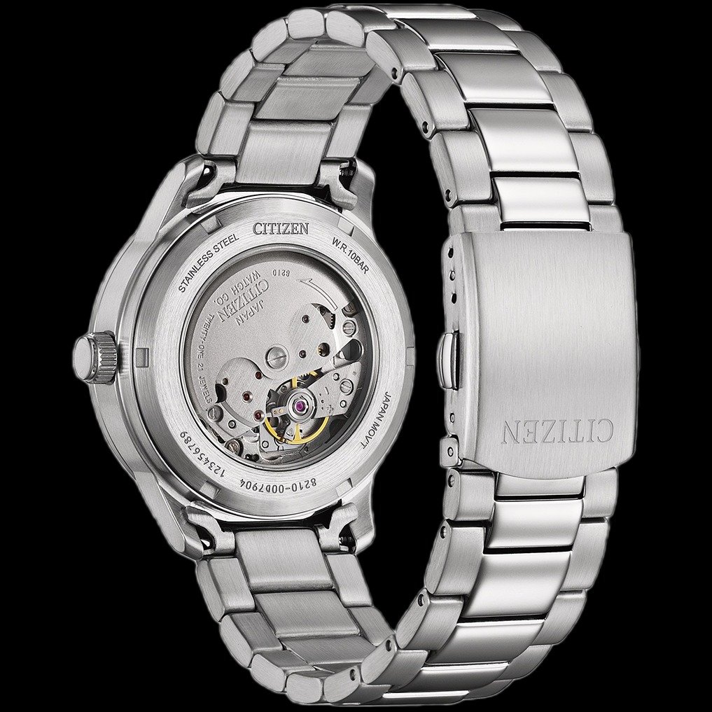 Citizen Mechanical Salmon Dial Watch | NJ0191-83X - Image 2