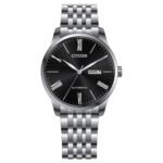Citizen Mechanical Day & Date Black Dial Watch | NH8350-59E