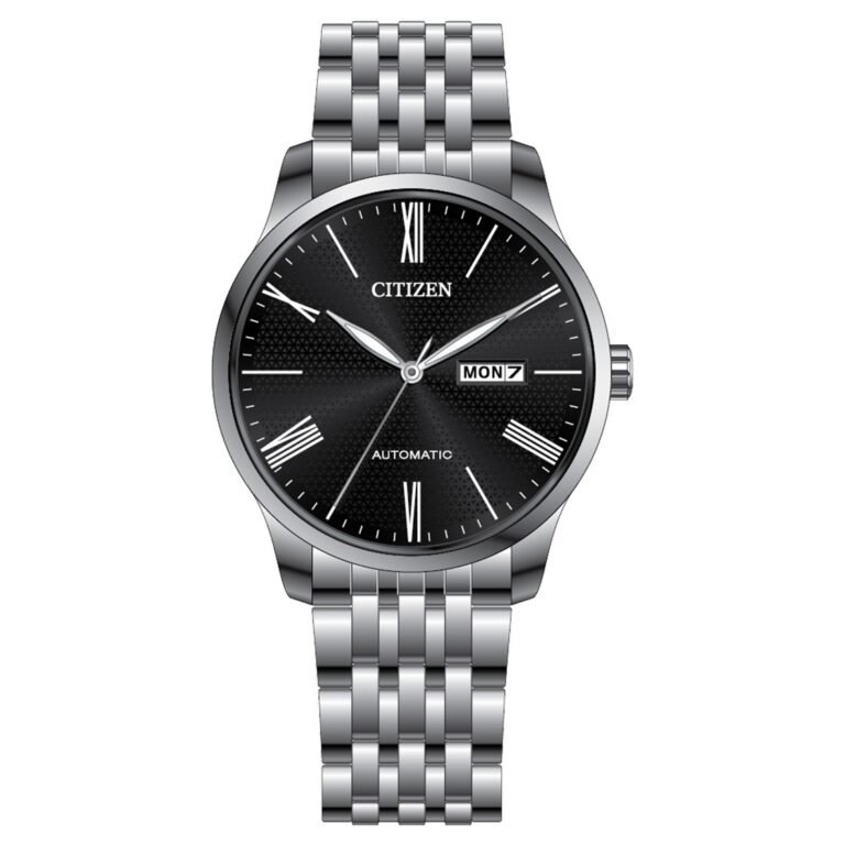Citizen Mechanical Day & Date Black Dial Watch | NH8350-59E