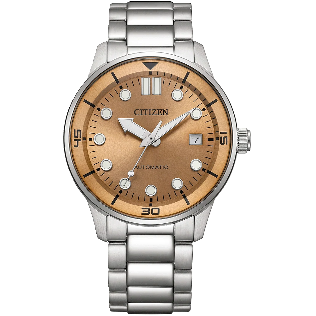 Citizen Mechanical Salmon Dial Watch | NJ0191-83X