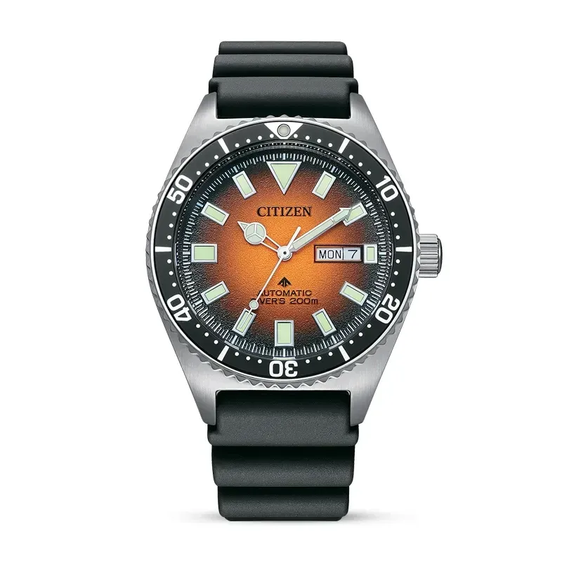 Citizen Promaster Diver's Automatic Orange Dial Watch | NY0120-01Z