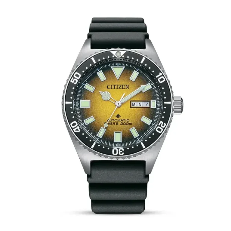 Citizen Promaster Diver's Automatic Yellow Dial Watch | NY0120-01X
