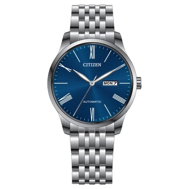 Citizen Mechanical Day & Date Blue Dial Watch | NH8350-59L